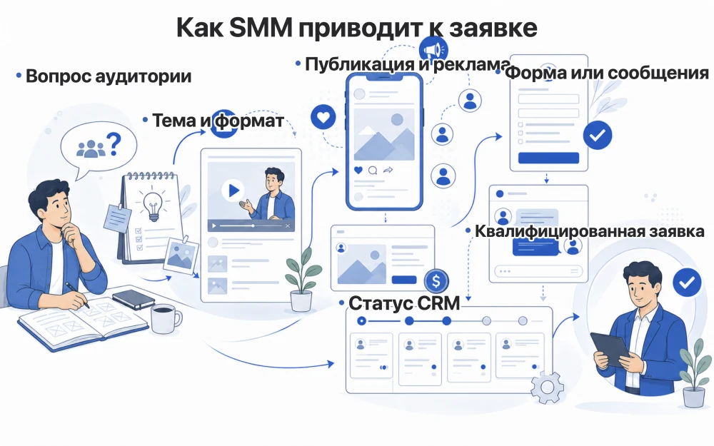 Как SMM-контент приводит к квалифицированной заявке