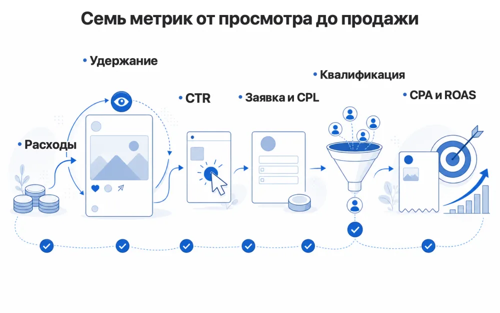 Семь метрик Instagram и TikTok от просмотра до продажи