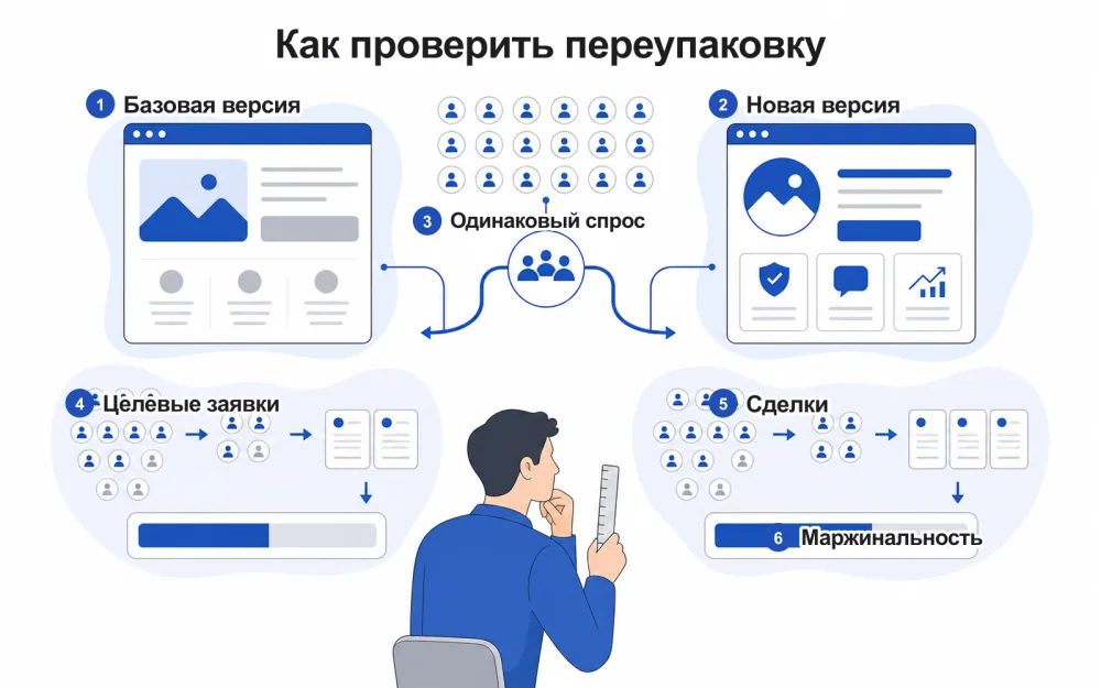 Проверка нового предложения по заявкам, сделкам и маржинальности