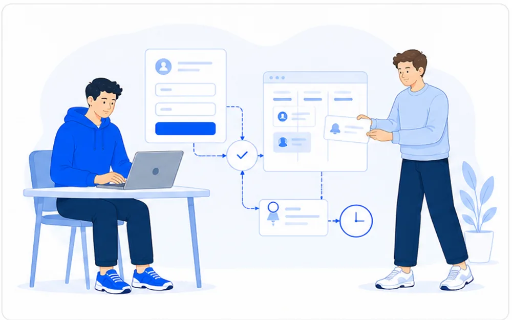 Специалисты Метриум связывают форму заявки, CRM и быстрый ответ для сайта под рекламу